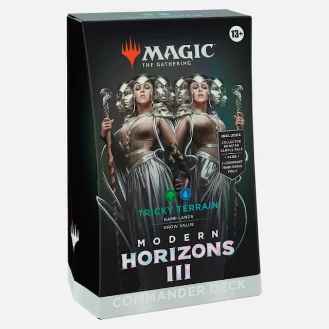 Magic the Gathering (MTG) karte Modern Horizons 3 Tricky Terrain Commander Deck