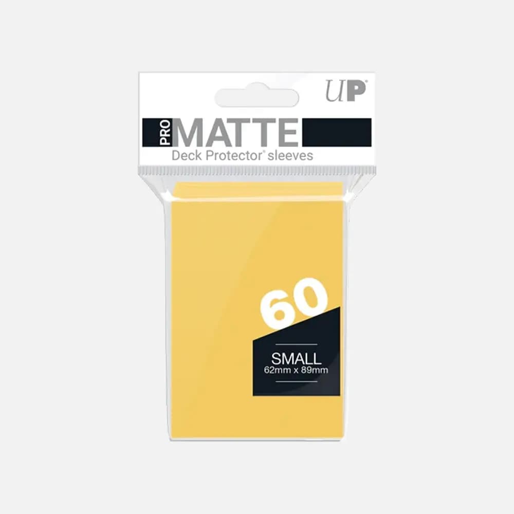 Ultra Pro Small Matte zaščitni ovitki - Rumeni (60)