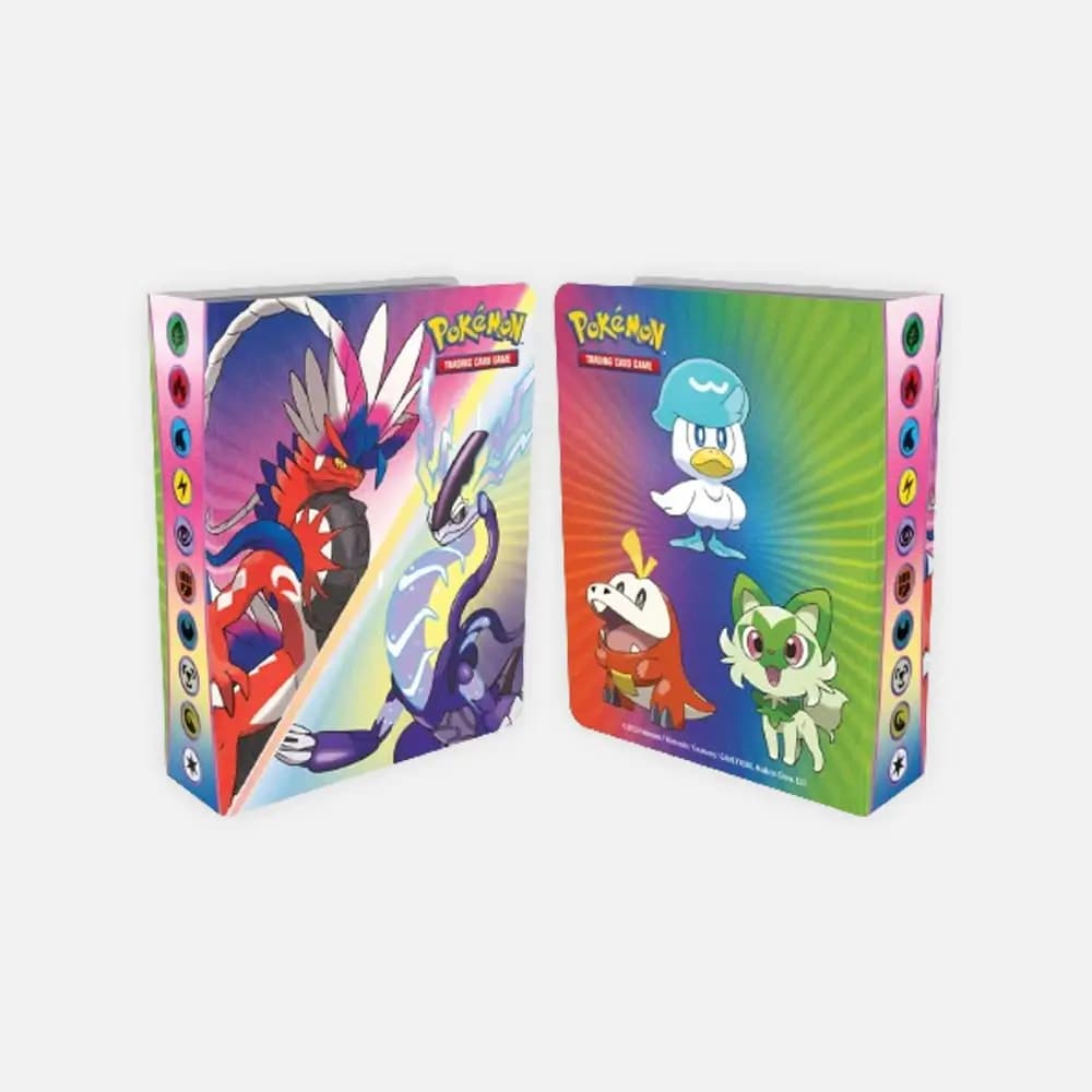 Pokémon karte Scarlet & Violet Mini Album (vsebuje en paketek)