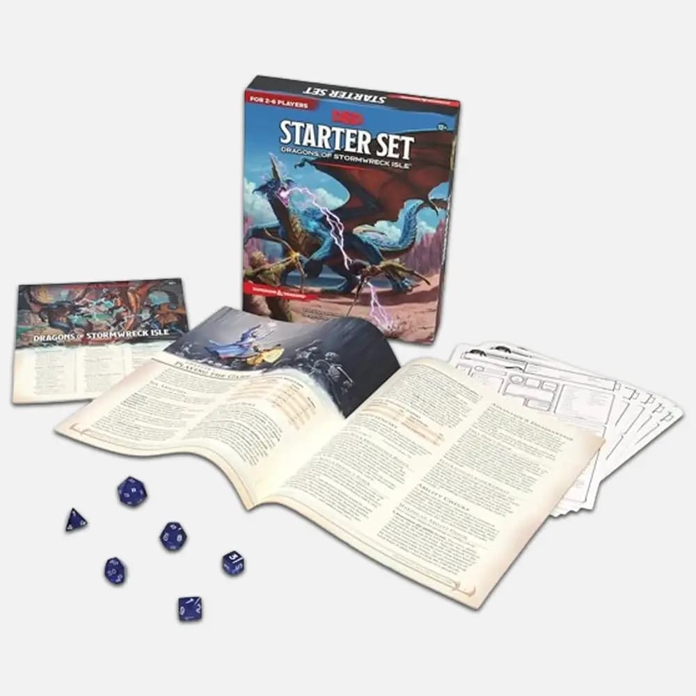 Namizna igra Dungeons & Dragons (D&D) Dragons of Stormwreck: Starter Kit