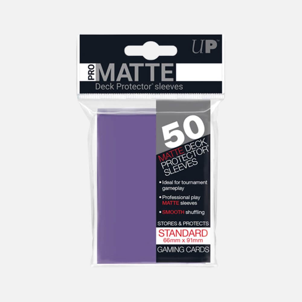 Pro Matte Standard zaščitni ovitki za karte - Vijolični (50)