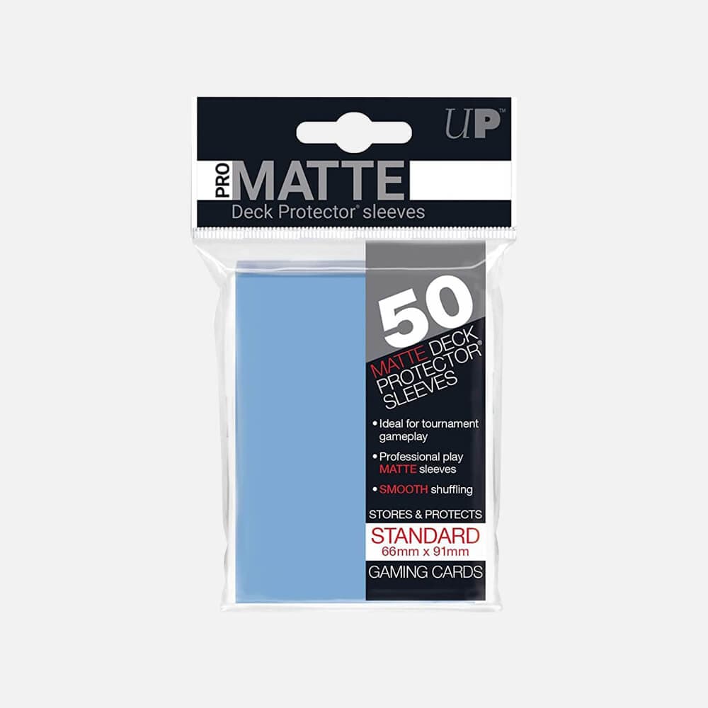 Pro Matte Standard zaščitni ovitki za karte - Svetlo modri (50)