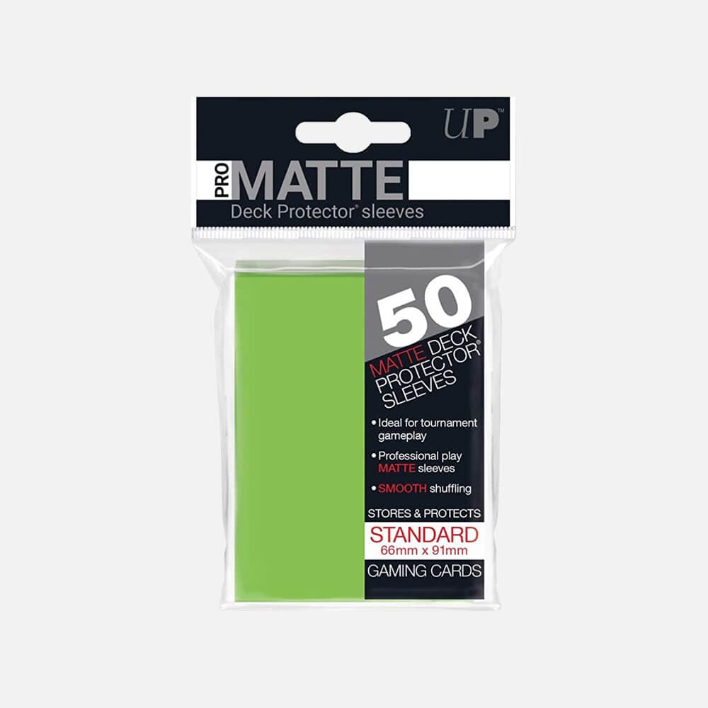 Pro Matte Standard zaščitni ovitki za karte - Limeta zeleni (50)