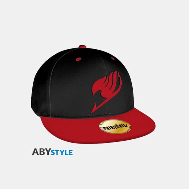 Kapa s šiltom Fairy Tail (črno/rdeča) emblem