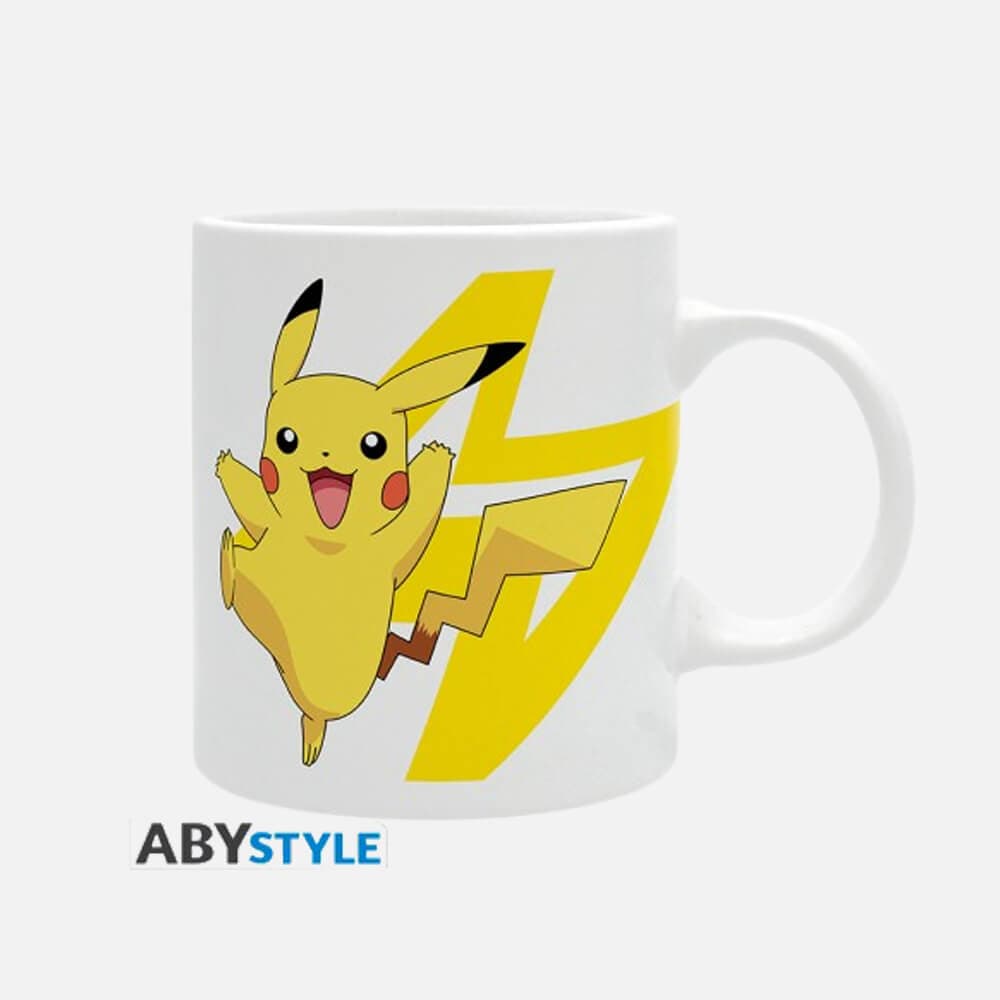 Skodelica Pokémon Pikachu in logotip (320ml)