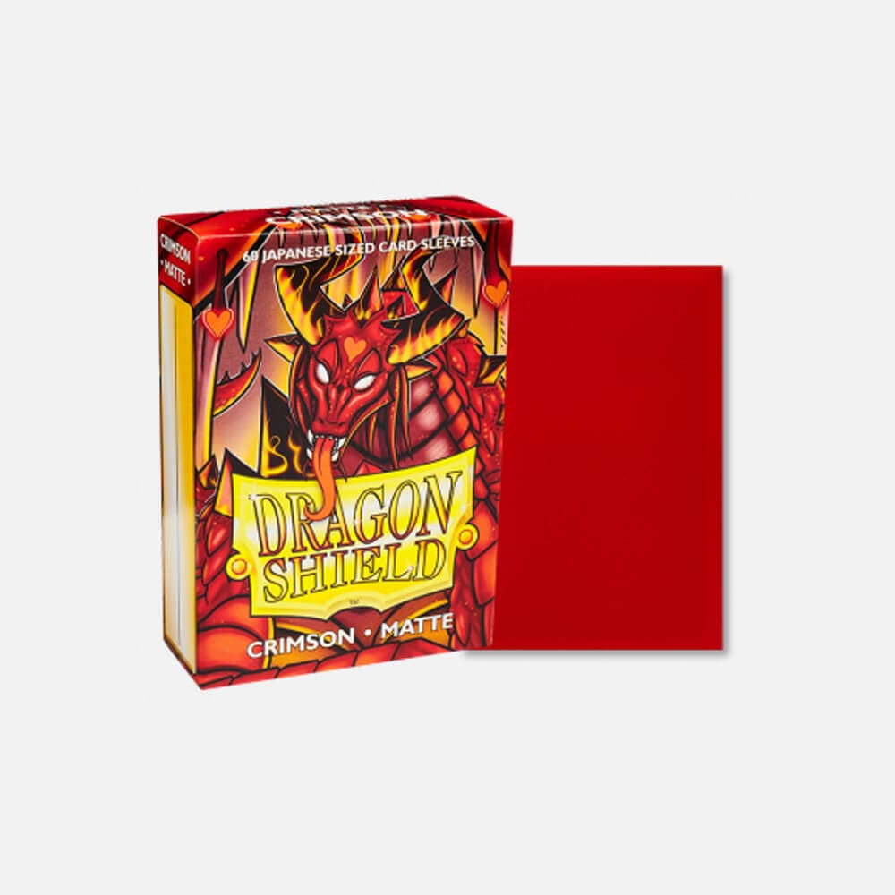 Dragon Shield (DS): Japanese Matte Crimson ovitki (60)