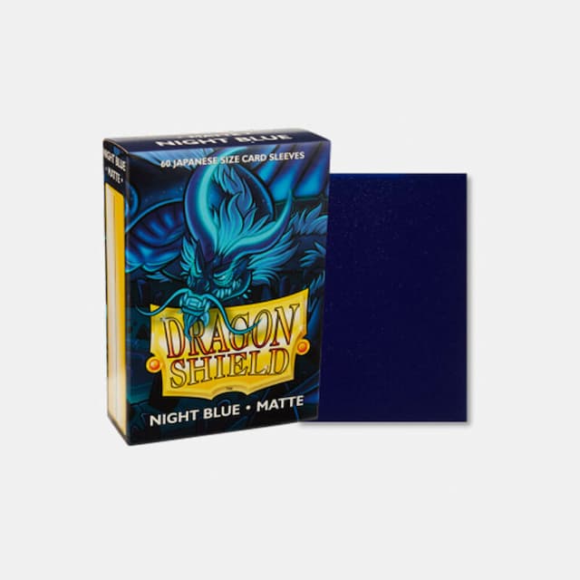 Dragon Shield (DS): Japanese Matte temno modri ovitki (60 kosov)