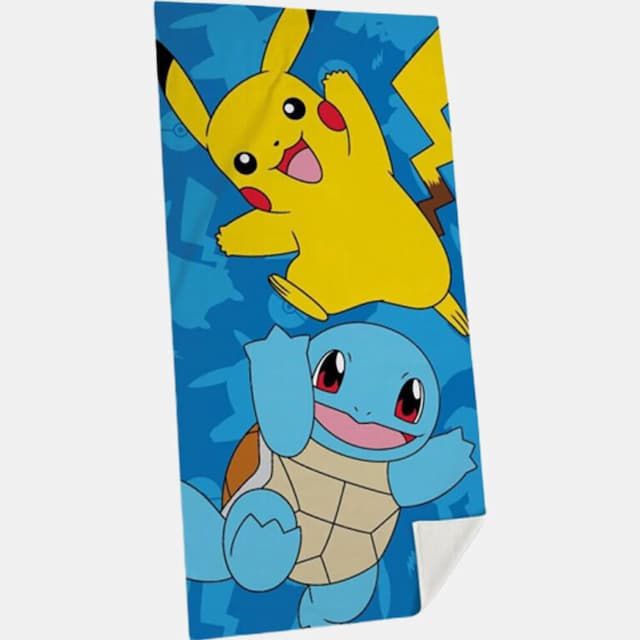 Pokémon bombažna brisača Pikachu & Squirtle