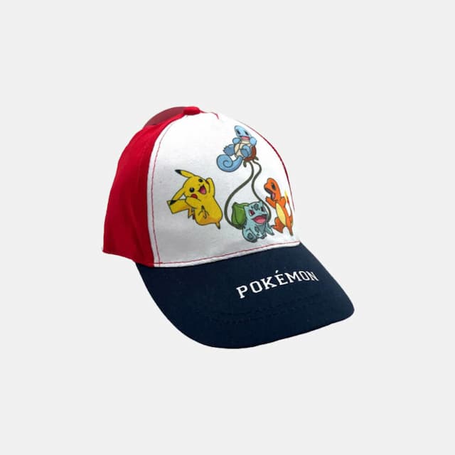 kapa s šiltom Pokémon Pikachu, Squirtle, Charmendar, Balbasaur