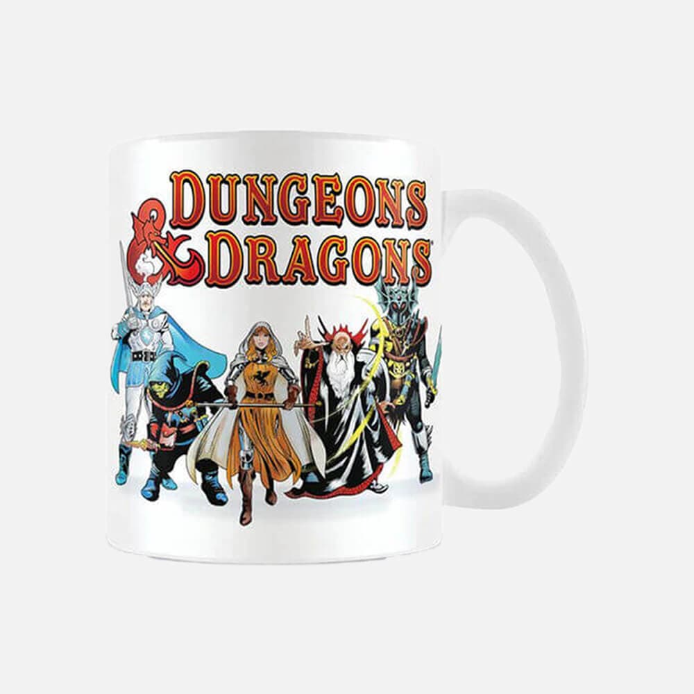 Skodelica Dungeons & Dragons (D&D) - Retro grupa