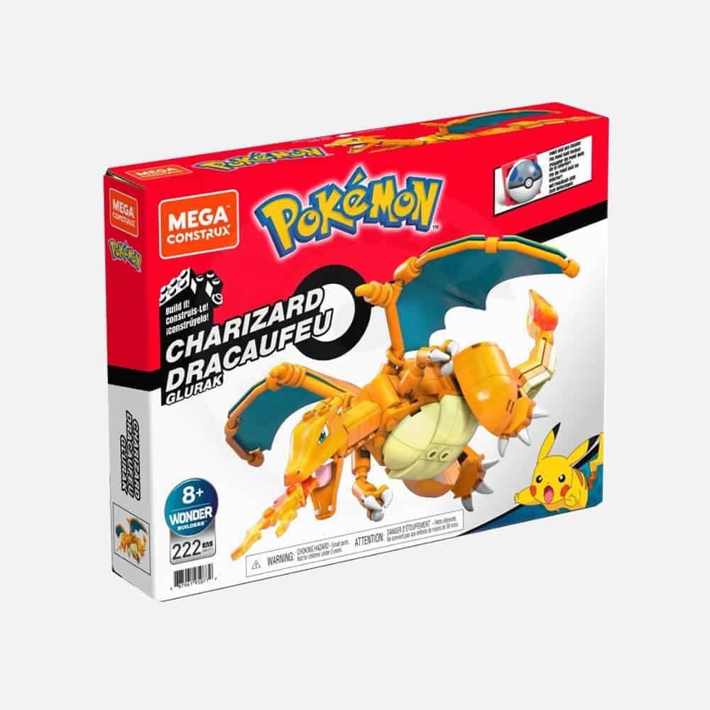 Pokémon karte Charizard - MATTEL Mega Construx