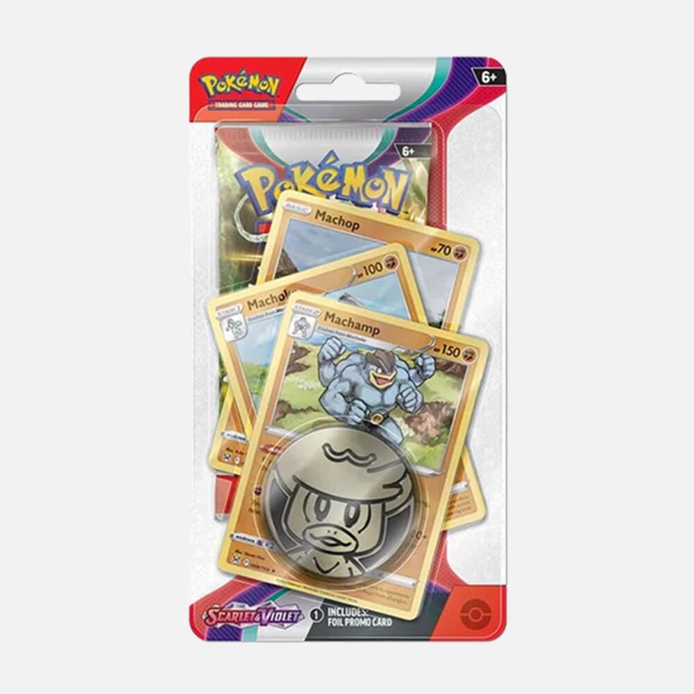 Pokémon karte Scarlet & Violet Premium Checklane Blister Machamp