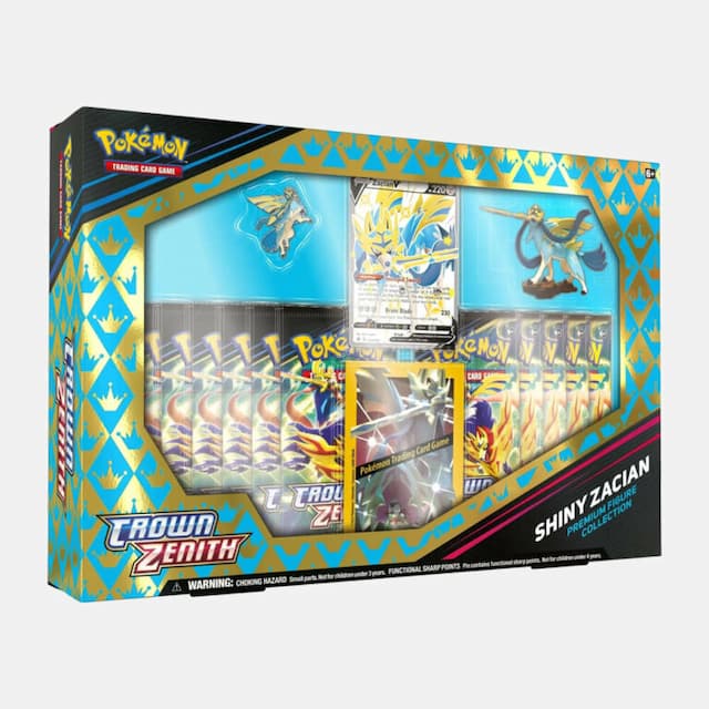 Pokémon karte Crown Zenith Shiny Zacian Premium Figure Box