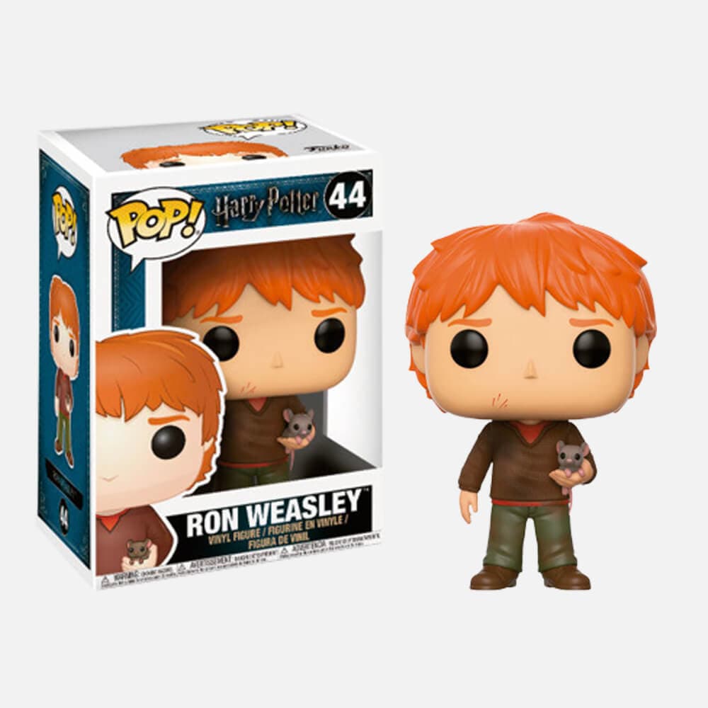Funko Pop! Harry Potter Ron Weasley with Scabbers figura