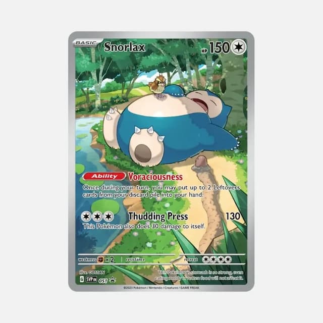 Pokémon promo karta 151 Snorlax (iz ETB)