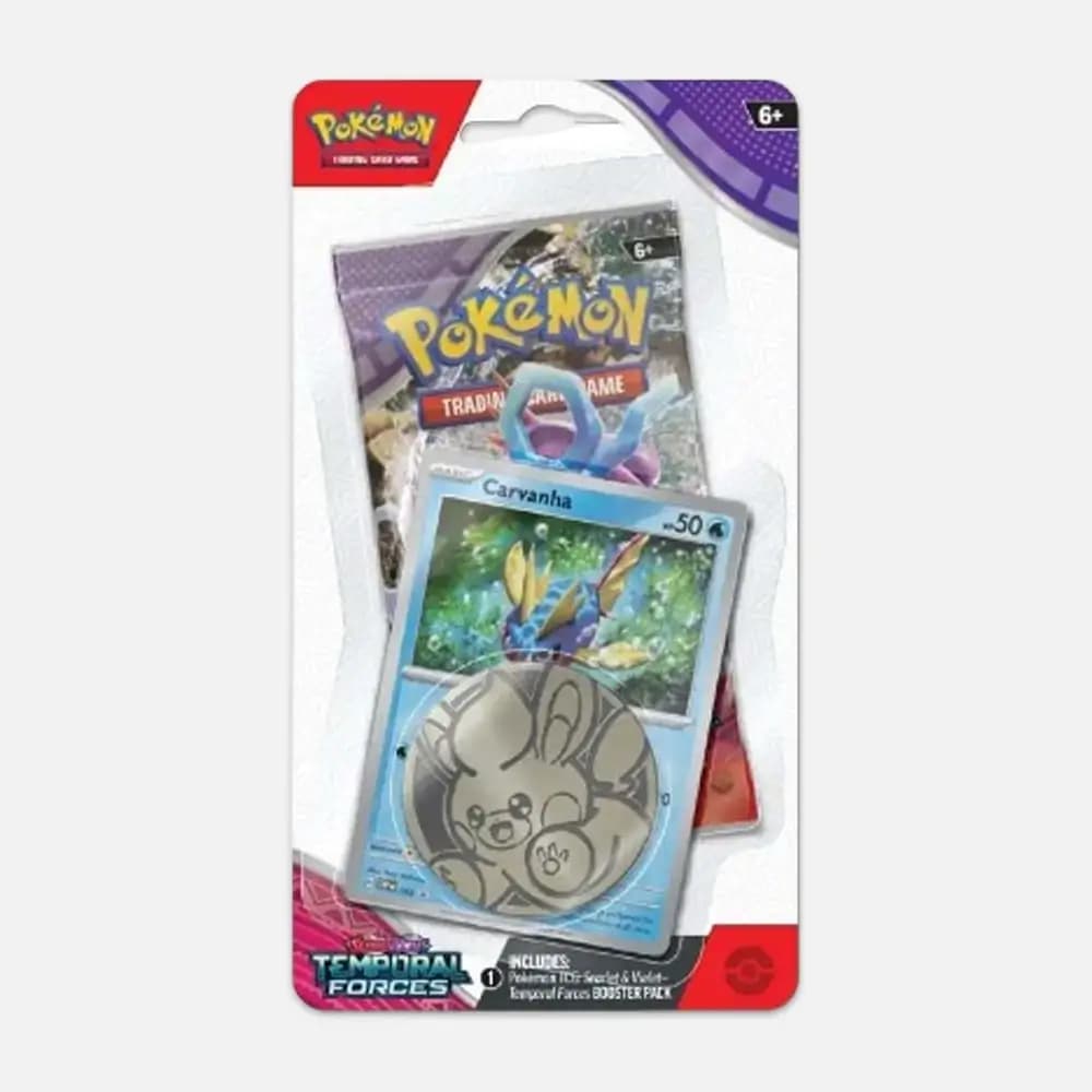 Pokémon karte Temporal Forces Checklane Blister Carvanha