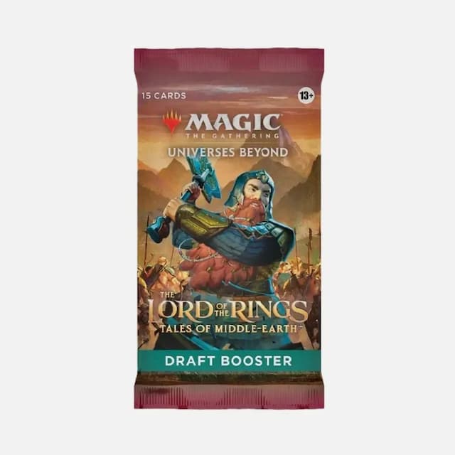 Magic the Gathering (MTG) karte Lord Of the Rings Tales Of Middle Earth Draft Booster Paketek (pack)