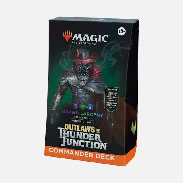 Magic the Gathering (MTG) karte Outlaws Thunder Junction Grand Larceny Commander Deck