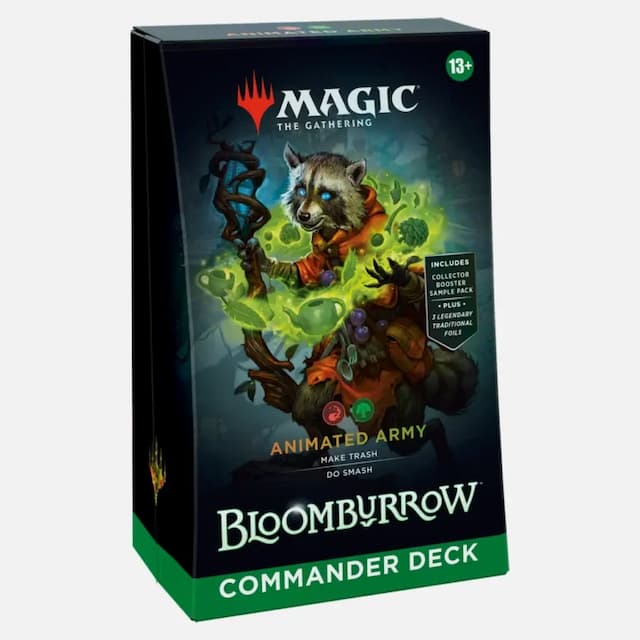 Magic the Gathering (MTG) karte Bloomburrow Animated Army Commander Deck