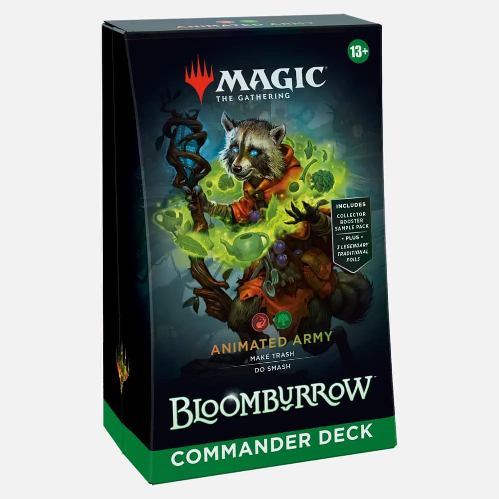 Magic the Gathering (MTG) karte Bloomburrow Animated Army Commander Deck