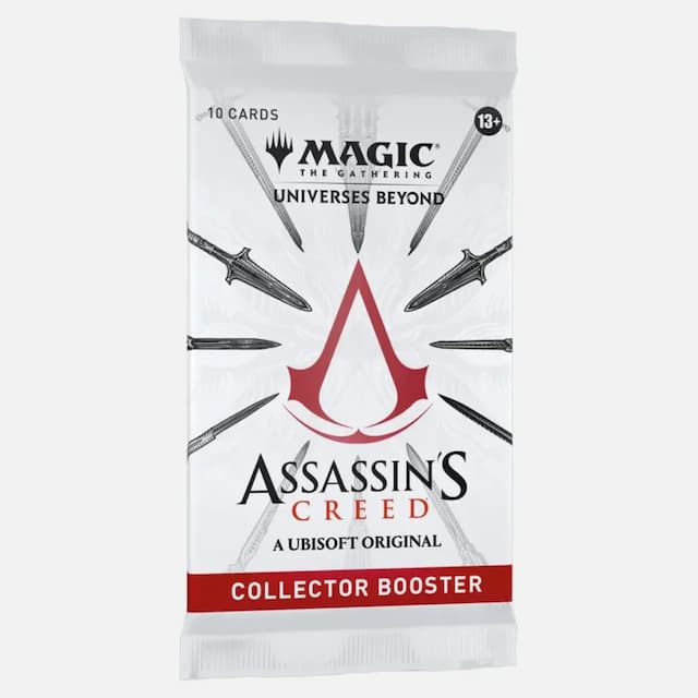 Magic the Gathering (MTG) karte Assassin's Creed Collector Booster Paketek