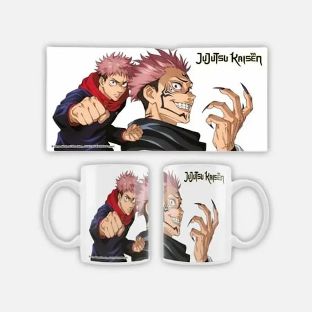 Skodelica Jujutsu Kaisen Yuji & Sukuna (320ml)