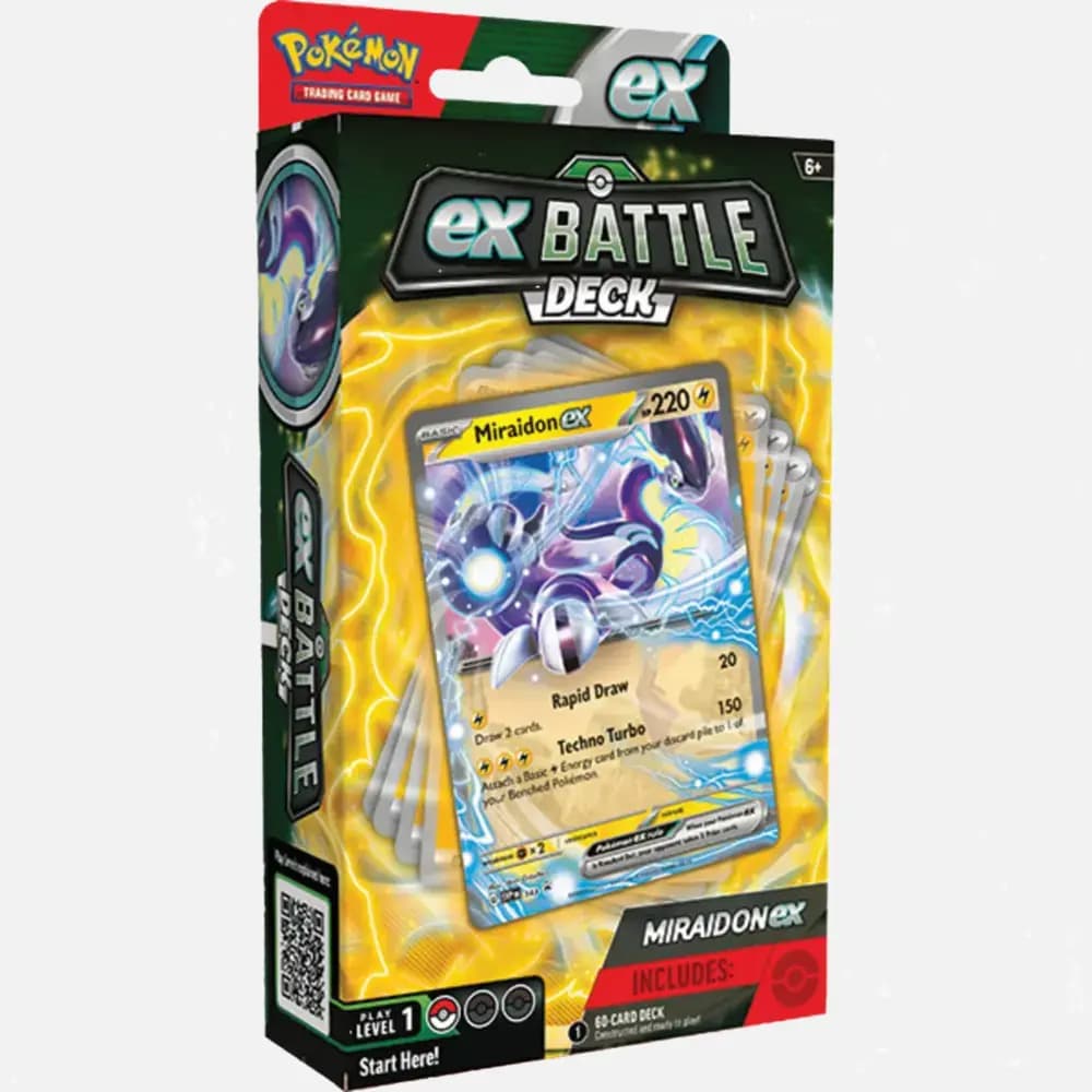 Pokémon karte Miraidon EX Battle Deck