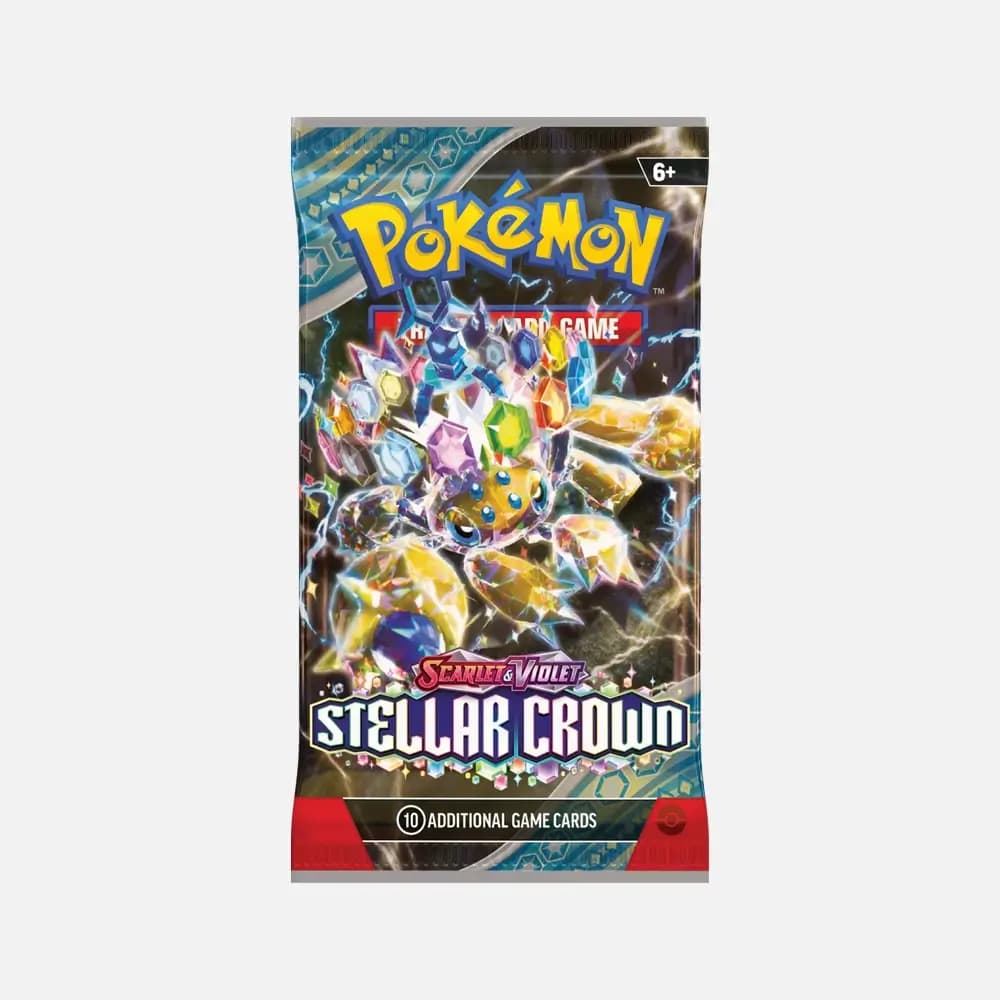 Pokémon karte Stellar Crown Booster Paketek (pack)