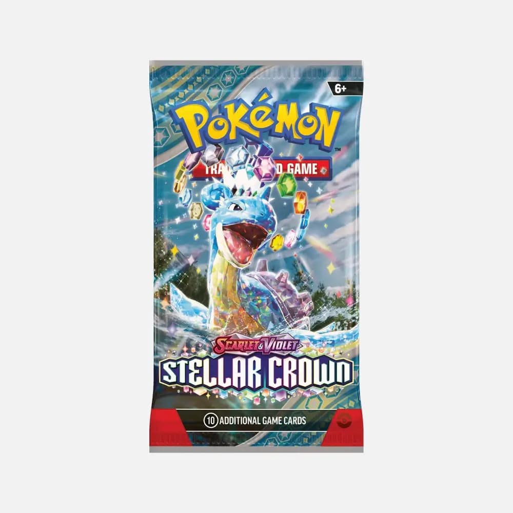 Pokémon karte Stellar Crown Booster Paketek (pack)