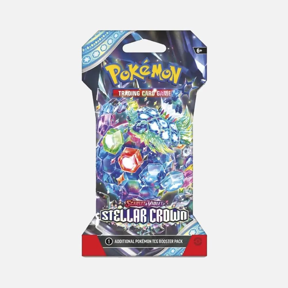 Pokémon karte Stellar Crown Sleeved Booster Paketek (pack)