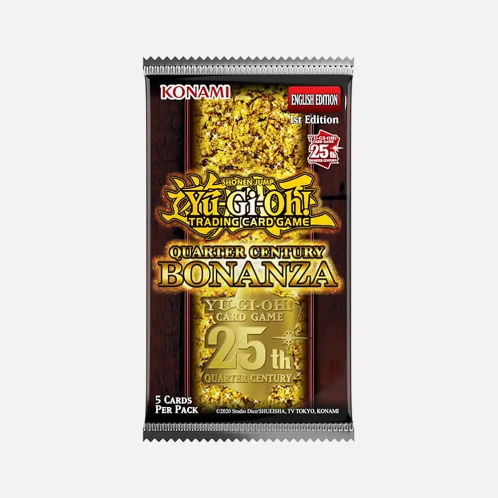 Yu-Gi-Oh! karte Quarter Century Bonanza Booster Paketek (pack)