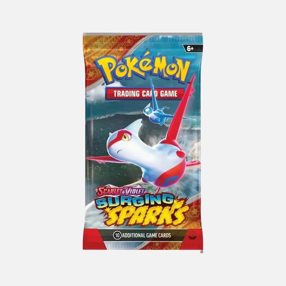 Pokémon karte Surging Sparks Booster Paketek (pack)