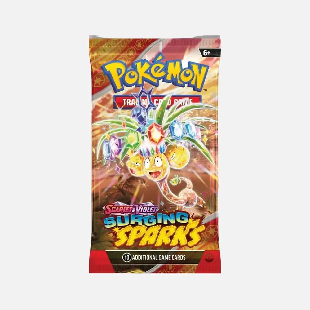 Pokémon karte Surging Sparks Booster Paketek (pack)