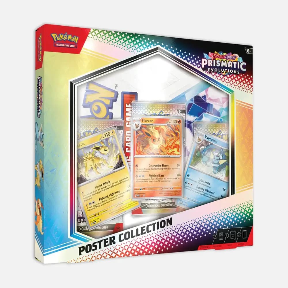 Pokémon karte Prismatic Evolutions Poster Collection