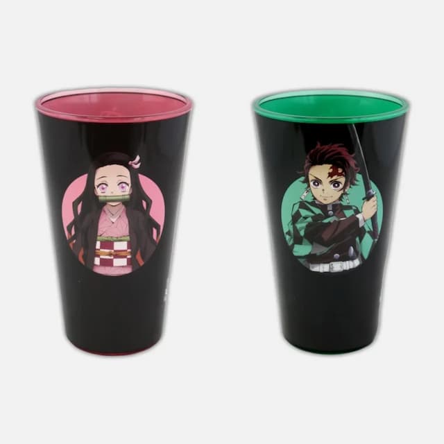 2 XXL Kozarca Demon Slayer Tanjiro & Nezuko (473 ml)