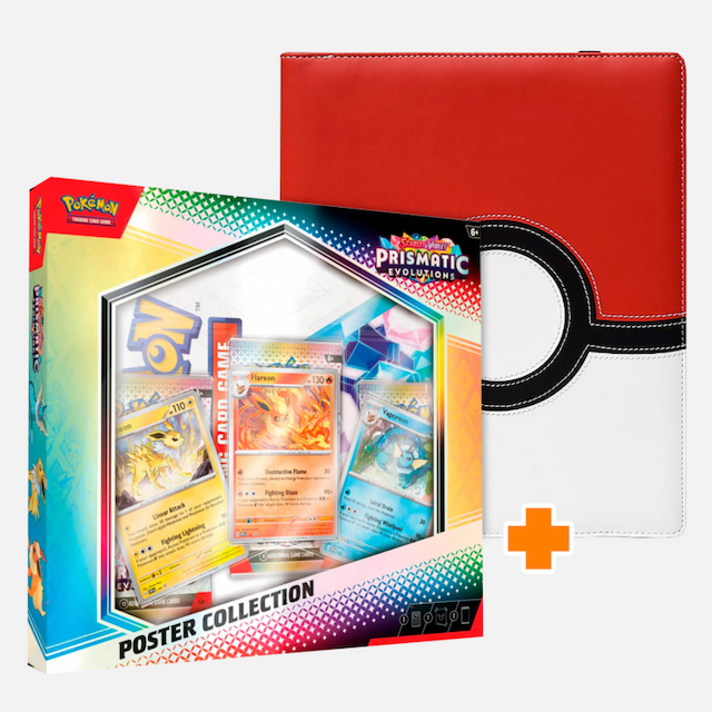 Prismatic Evolutions Poster + Binder: Pokéball Premium - Pokémon karte