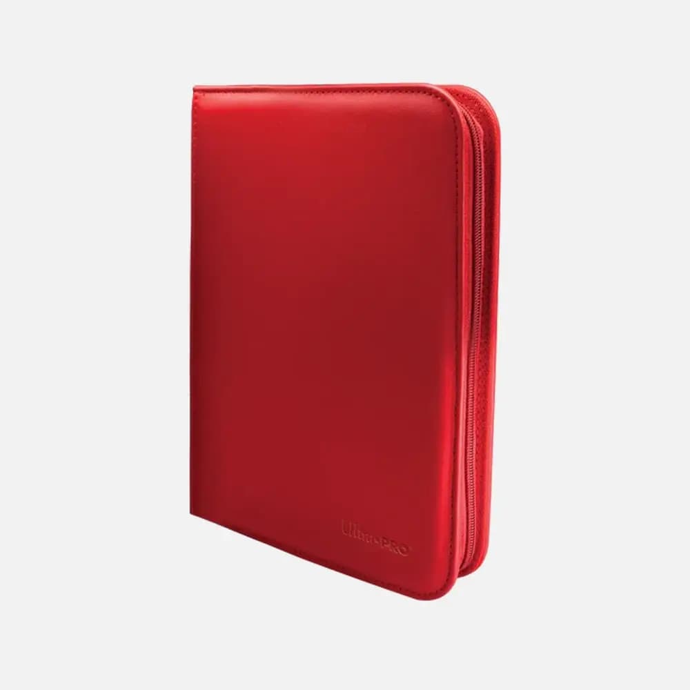 Zippered PRO Binder 4-pocket Vivid Red