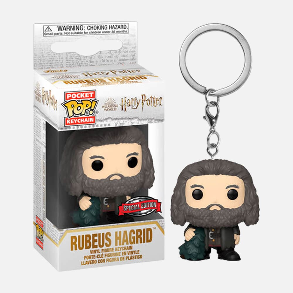 Keychain Pop! Harry Potter Holiday Hagrid