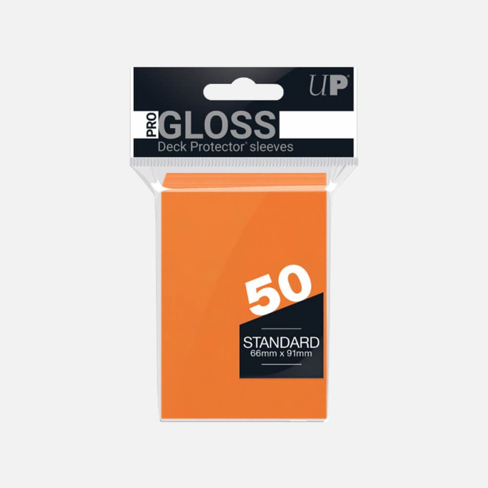 PRO-Gloss Orange Standard Deck Protector (50pcs)