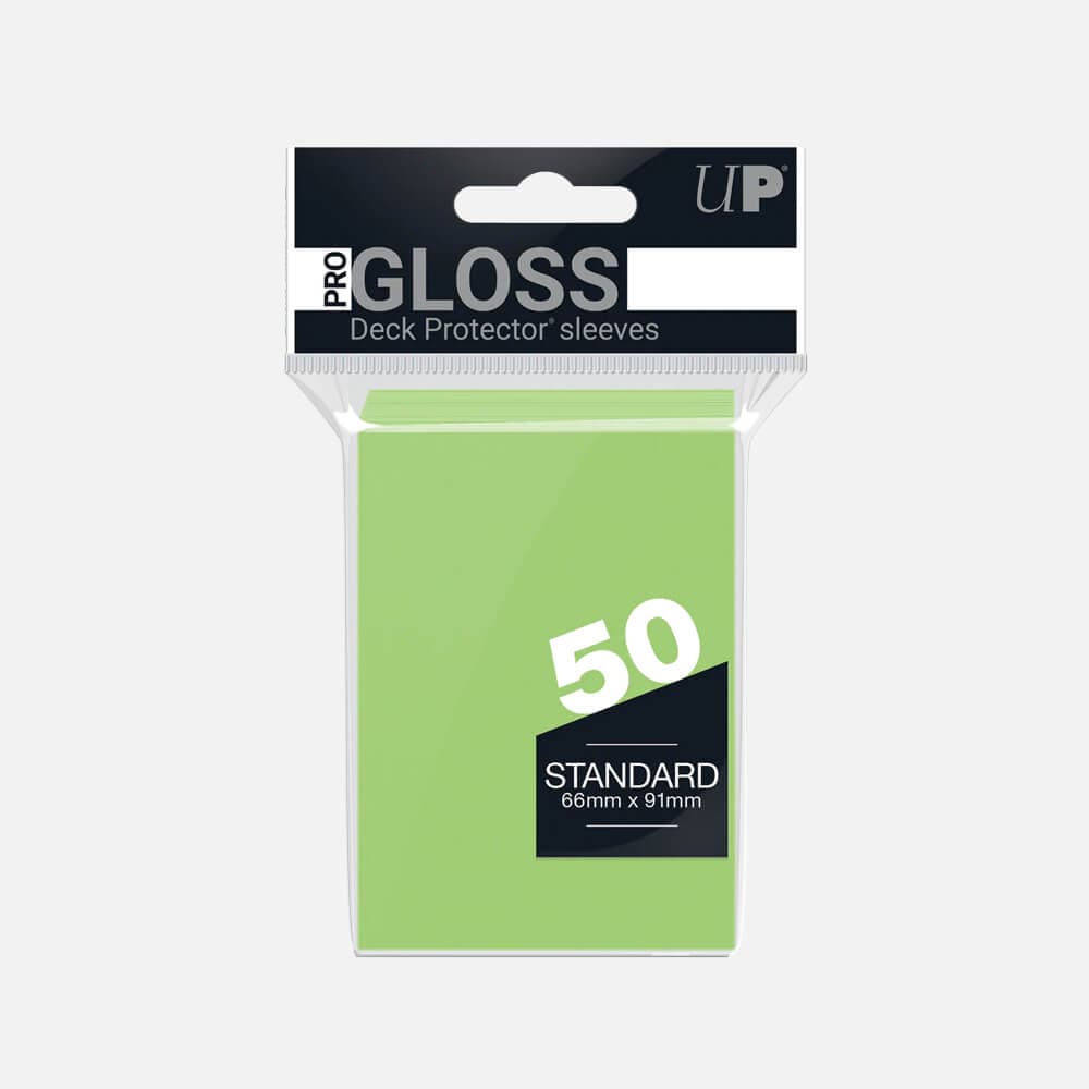 PRO-Gloss Lime Green Deck Protector Sleeves (50pcs)
