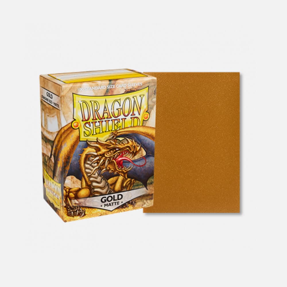 Dragon Shield (DS): Standard Matte Gold Sleeves (100pcs)