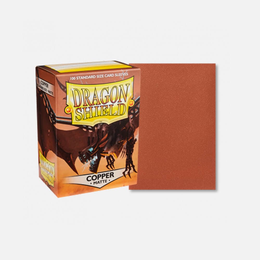 Dragon Shield (DS): Standard Matte Copper Sleeves (100pcs)