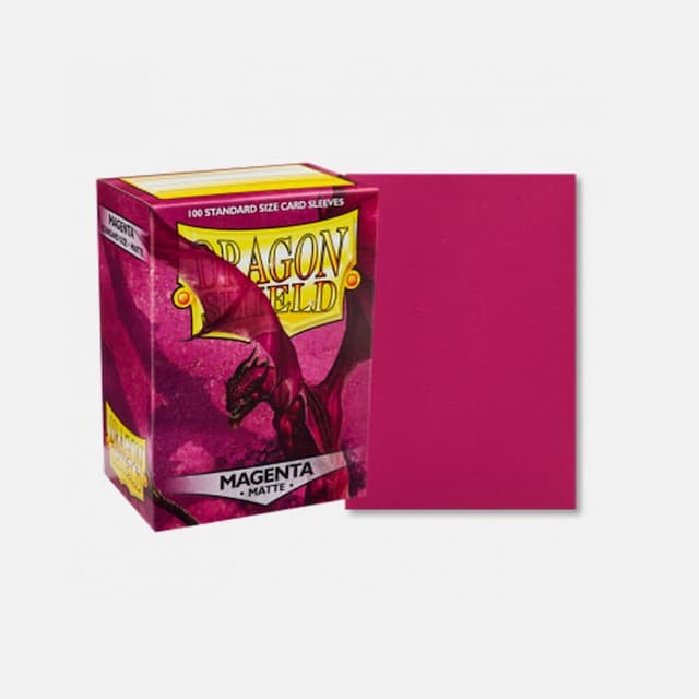 Dragon Shield (DS): Standard Matte Magenta Sleeves (100pcs)