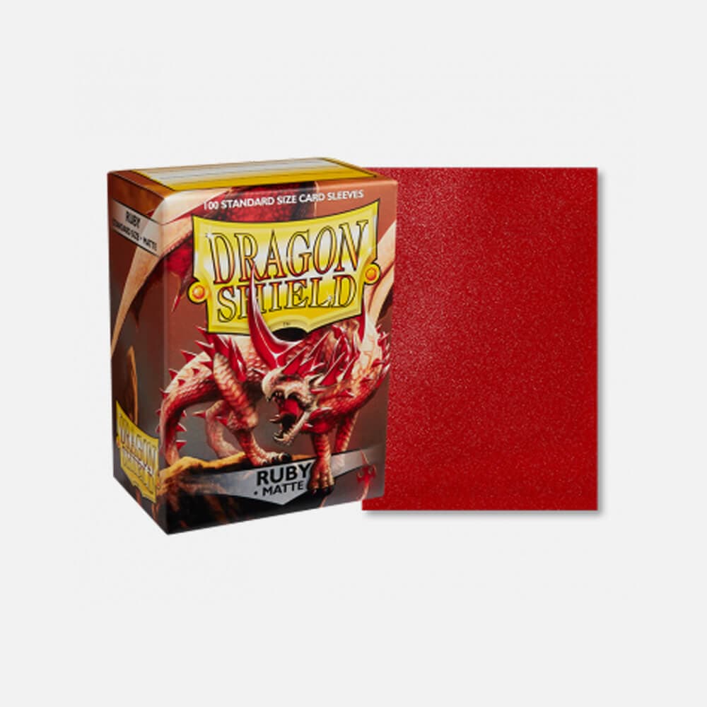 Dragon Shield (DS): Standard Matte Ruby Sleeves (100pcs)