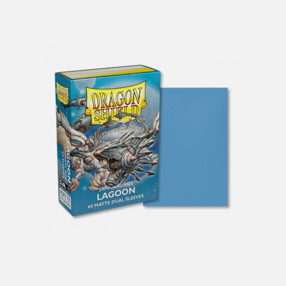 Dragon Shield (DS): Small Matte Dual Lagoon Sleeves (60pcs)