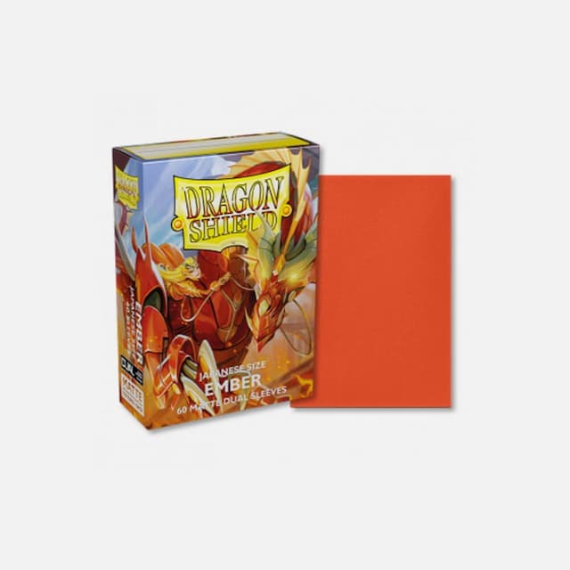 Dragon Shield (DS): Small Matte Dual Ember Sleeves (60pcs)