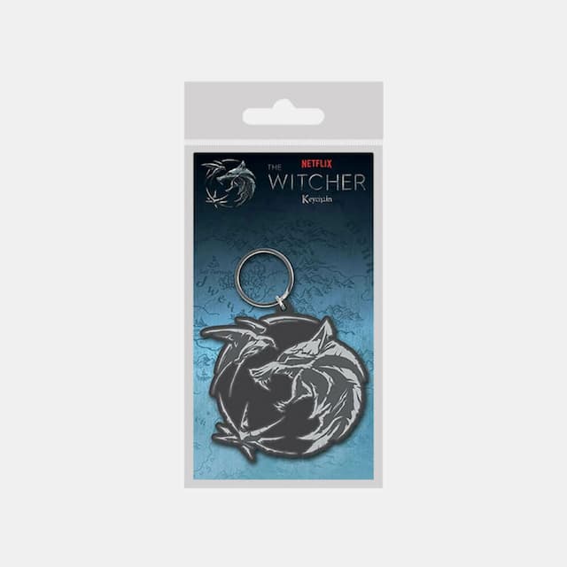 Keychain The Witcher Wolf, Swallow, Star