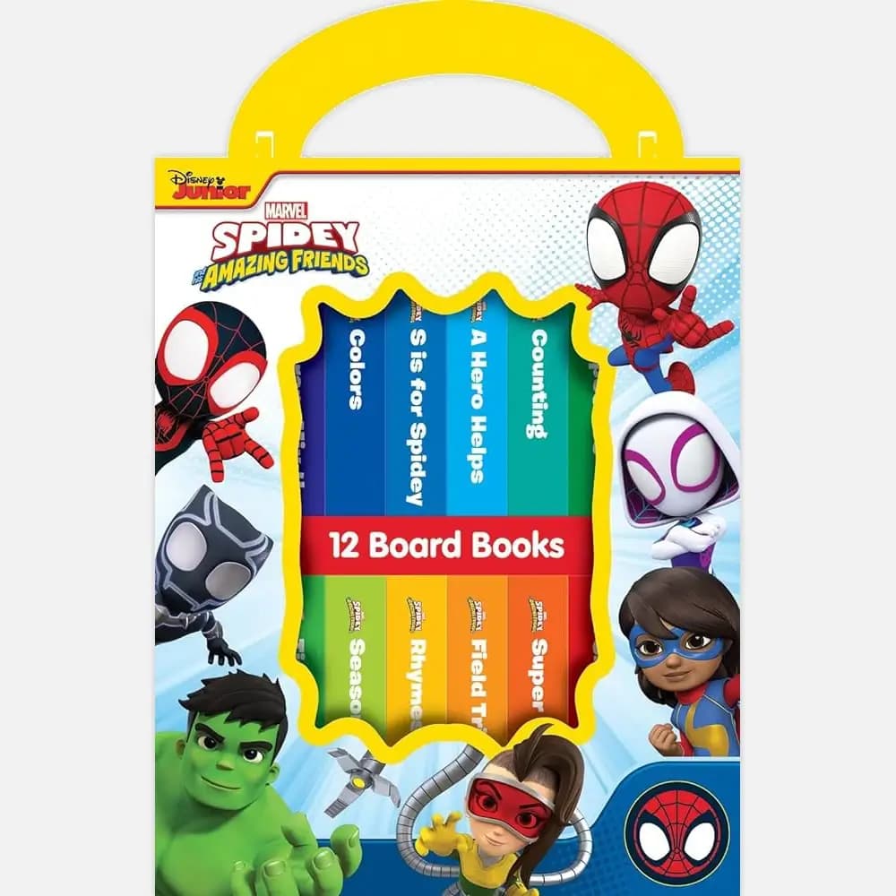 Disney Junior Marvel Spidey and His Amazing Friends: 12 Board Books