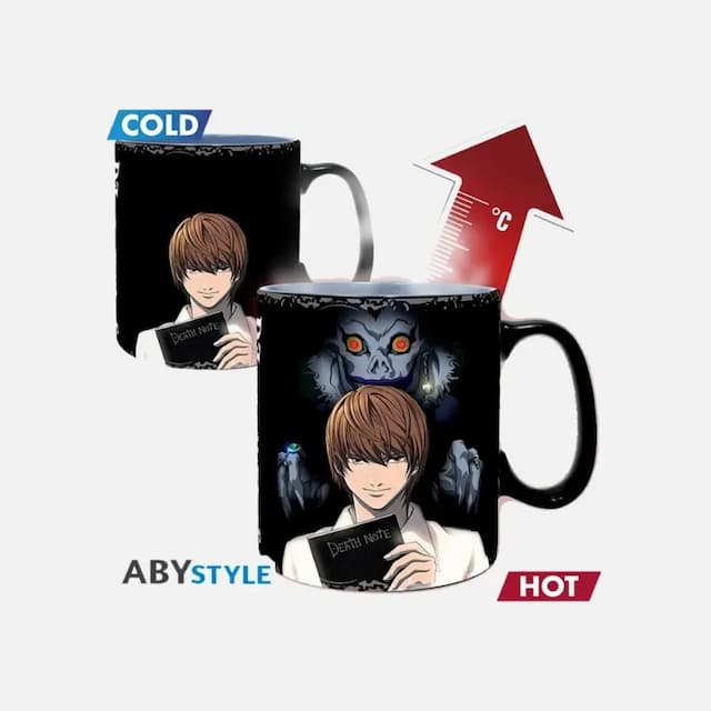 Mug Death Note Kira & L (heat change) (460ml)