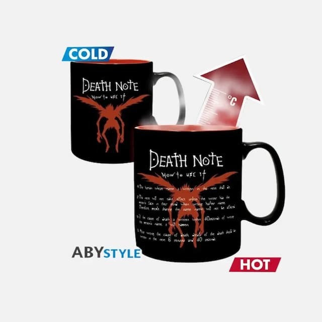 Mug Death Note Kira & Ryuk (heat change) (460ml)